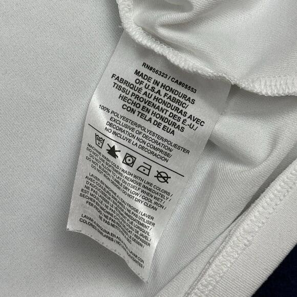 Nike Dri-Fit Raglan Baseball Y2K Tee Mens Sz L Athletic VTG Skater Solo Swoosh - Picture 9 of 11